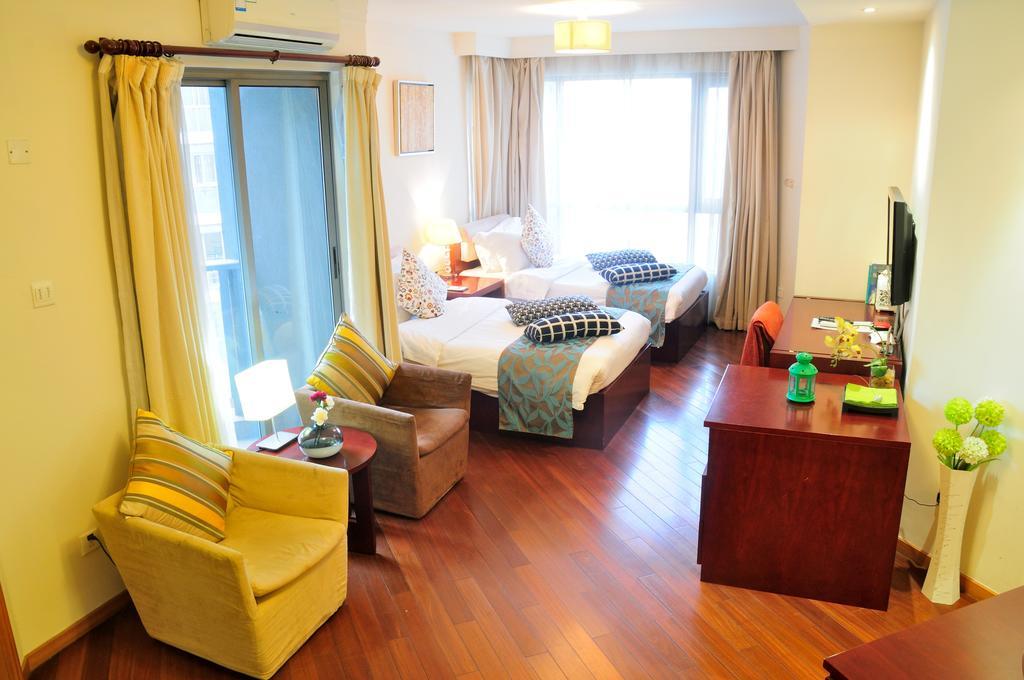 Shanghai Kingland Serviced Apartment Luaran gambar